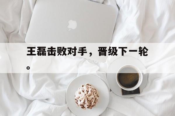 金年会下载安装-王磊击败对手，晋级下一轮。